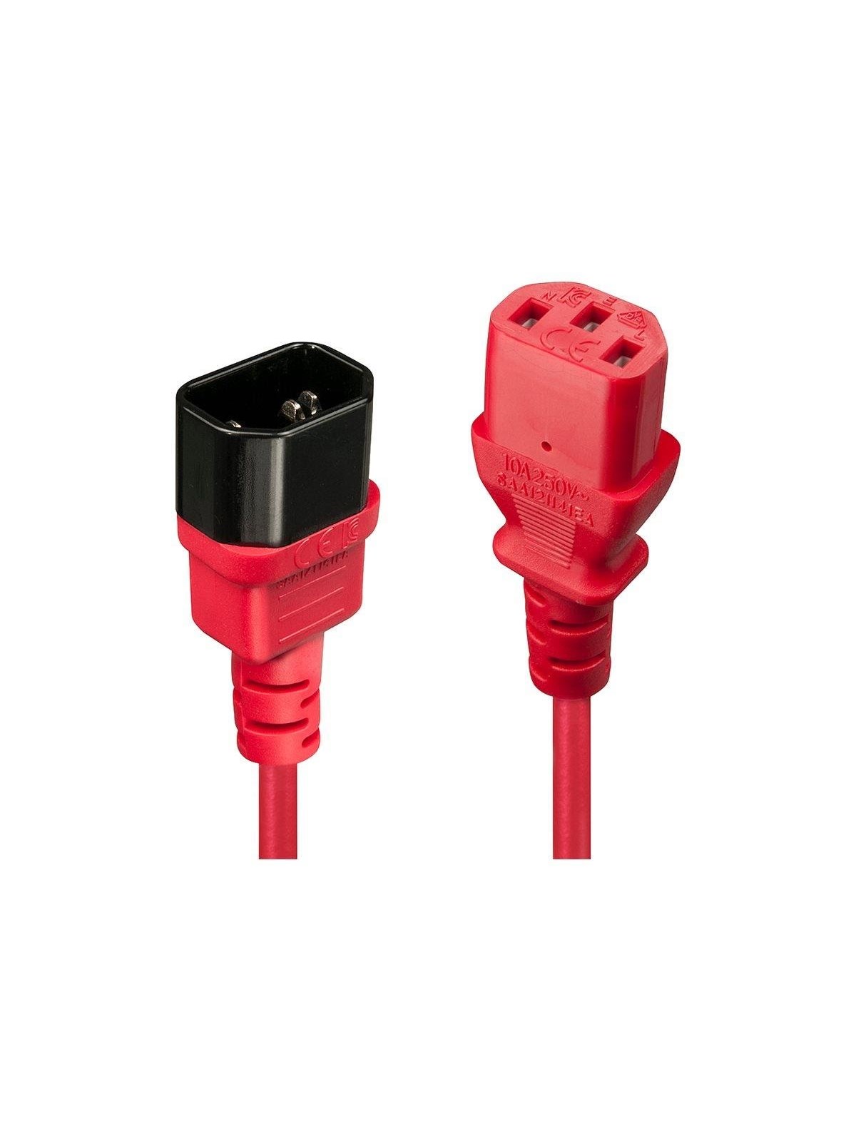 Lindy - power extension cable - power IEC 60320 C13 to IEC 60320 C14 - 2 m