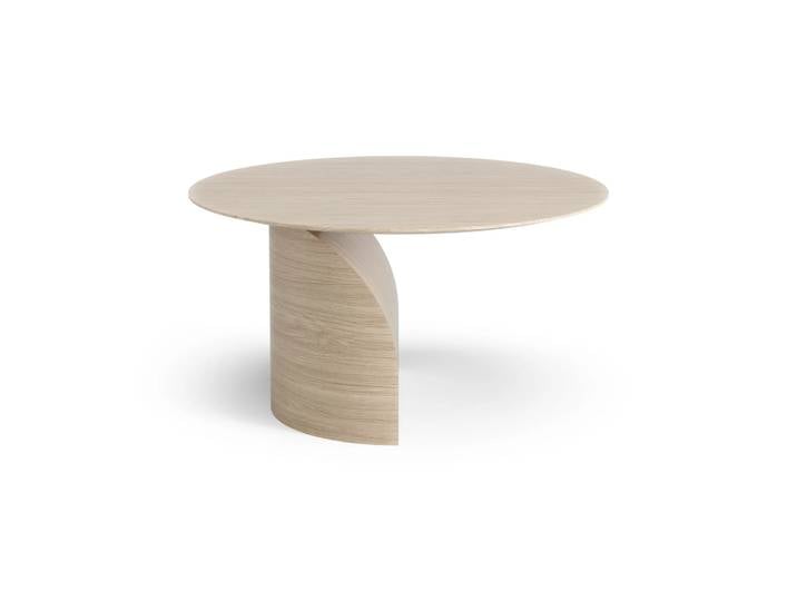 Swedese Savoa Couchtisch H45cm Eiche weiß pigmentiert