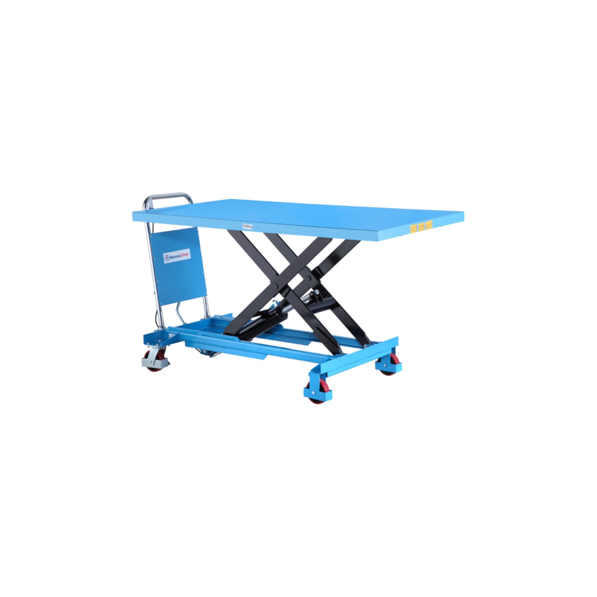 HanseLifter Hubtischwagen mit großer Plattform, Tragf.: 500 kg, Typ: SPB500 (GE0024075)