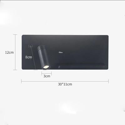 Uplift Picks Adjustable LED Reading Wall Lamp With Dual Charging a2 warm Light