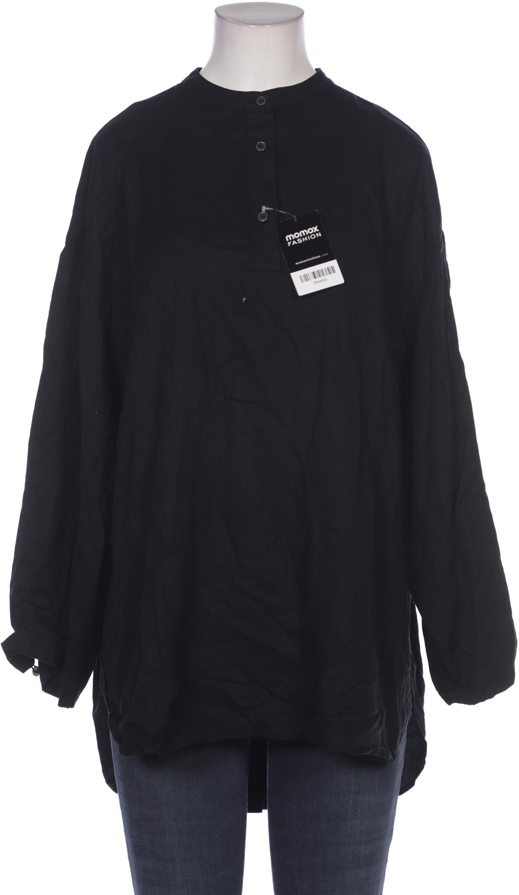 Ninety Percent Damen Bluse, Schwarz, Gr. S, Viskose - Second Hand