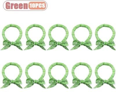 Inspire Select Summer Pet Cooling Scarf Ice Collar Reusable Breathable Cooling Bandana For Dogs & Cats Outdoor Heat Relief green 10 Pcs