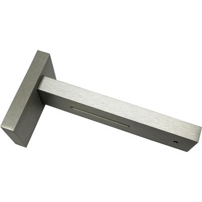 Wandträger "Spezialträger", silber (stahl, gebürstet), SCHÖNER WOHNEN-KOLLEKTION, Gardinenstangenhalterungen, Serie Einzelprogramm Matteo rechteckig