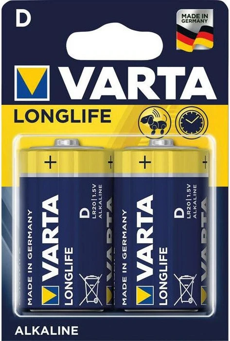 Varta Longlife LR20 Alkaline D Mono Batterie 1.5 V 4er Pack