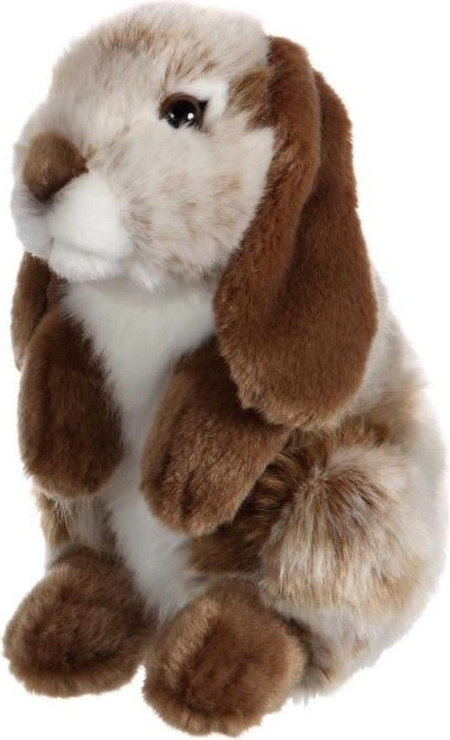 Gipsy Toys Knuffel Konijn Lop-eared Rabbit - Bruin - 18 cm