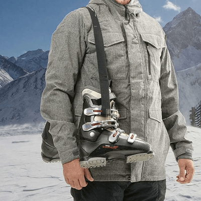 Convenience Portable Ski Strap, Adjustable Ski Carrier For Ski Boots, Durable Ski Equipment Carrier For Snow Gear Convenience Portable Ski Strap, Adjustable Ski Carrier For Ski Boots, Durable Ski Equipment Carrier For Snow Gear