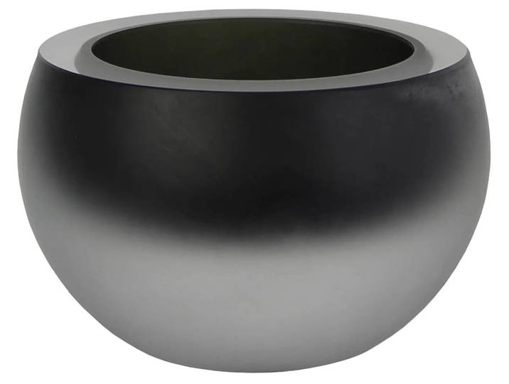 Windlicht Olson Grau/matt H: 9 cm Kaheku