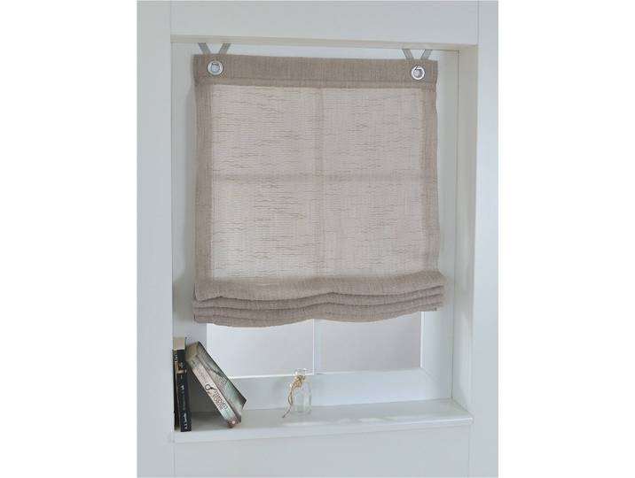 Raffrollo Celtic 100 x 140cm Braun/Taupe