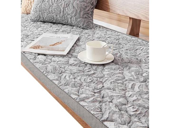 Flauschige Sofabezüge Haustiere (2-3 Kissen), Sofaüberzüge,(Grey,60x150cm)