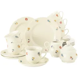 Seltmann, Geschirrset, Marieluise Elfenbein Blütenmeer Kaffeeservice (20 Stk.)
