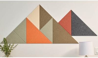 Felt Right Adobe Mini Shaded Mountain   Sound Dampening Pinnable Tiles