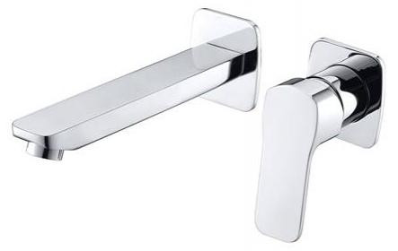CUBE WAY wastafel inbouwmodel met 2 gaten type CU101