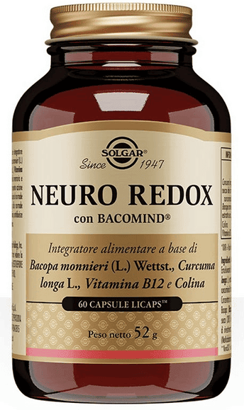 Solgar Neuro Redox Integratore Alimentare 60 Capsule
