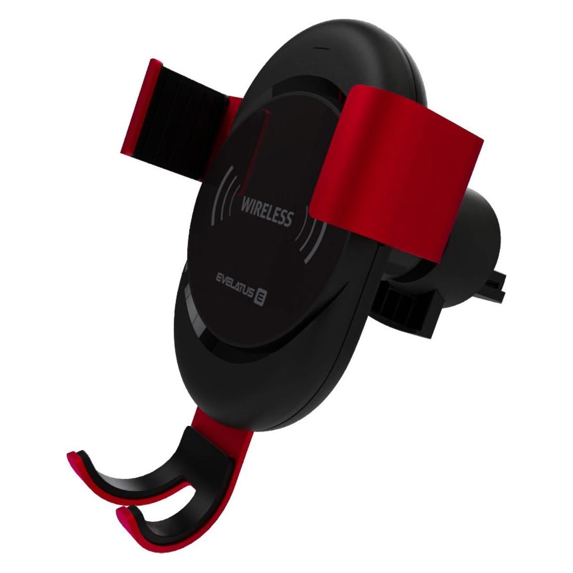 Evelatus Gravity Car Holder with Wireless Charger WCH02 (WCH02RD)
