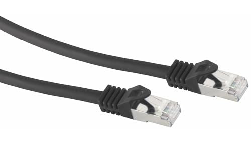 S/CONN maximum connectivity patchcord S/FTP Cat 7 zwart 5,0 m
