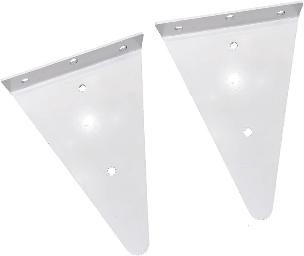 Witte onzichtbare wandplankbeugels voor het organiseren van je wandplanken, 17 cm