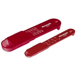 Westmark Messlöffel 'Vario' Set 2-teilig, Messbecher, Rot