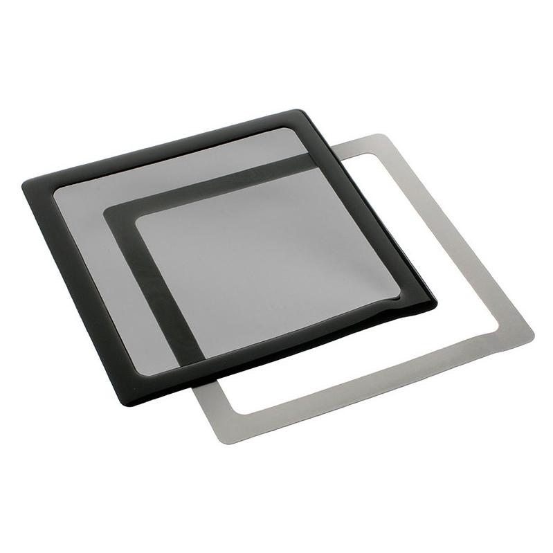 DEMCiflex Dust Filter 140mm - black/black (140mm Square black mesh/magnes)