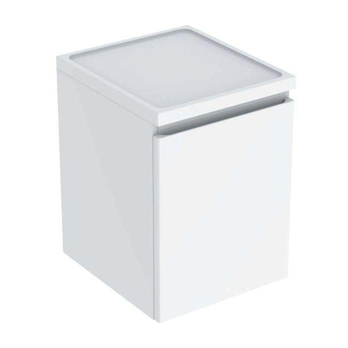 Geberit Renova Plan Seitenschrank 501913011 40x55x44,5cm, 1 Schublade, weiß, lackiert hochglänzend