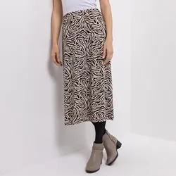 KIM & CO. Rock, A-Linie Brazil Knit Jersey Rundumdehnbund figurumspielend