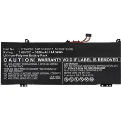 CoreParts MBXLE-BA0191 Notebook-Ersatzteil Akku (5800 mAh), Notebook Akku, Schwarz