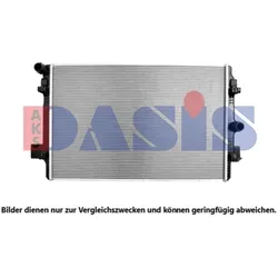 Kühler Motorkühlung AKS DASIS 040006N für VW Audi Polo VI A1 Sportback