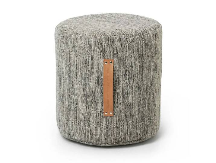 Design House Stockholm Pouf Björk haut gris clair