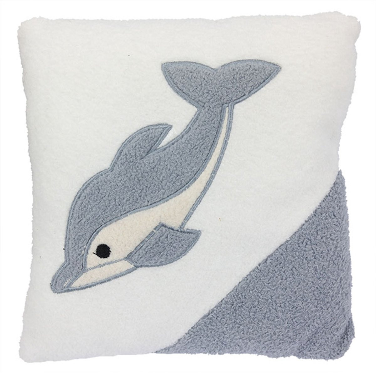 PIA Soft Toys Pluche kussen Dolfijn - 18 cm