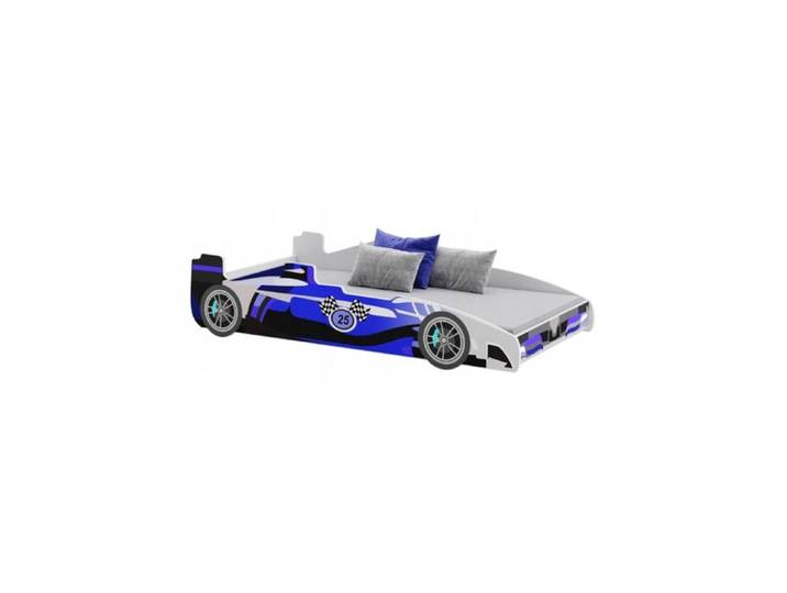 Lit enfant Racer 160x80 bleu - 1001JOUETS - Panneau bois stratifié