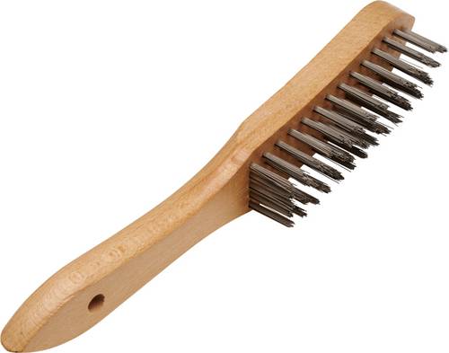 Rhodius SHBG, 12 Stück Handbürste 5 Reihen, gerade, TOPline, für Stahl SHBG 353058 12St.