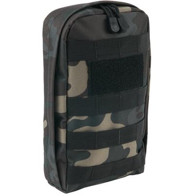 Gürteltasche BRANDIT "Brandit Accessoires Snake Molle Pouch", Gr. onesize, grün (schwarzcamouflage), Polyester, mehrfarbig, Taschen Gürteltasche