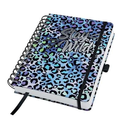 SIGEL JN652 Spiral-Notizbuch Jolie, Blue Leo Love, ca. A5, blanko
