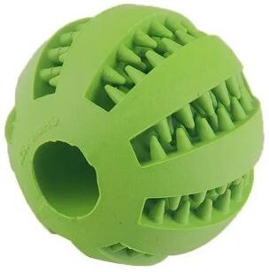 Inspired Finds TreatBounce Interactive Dog Treat Dispensing Ball green 1.96 Inch