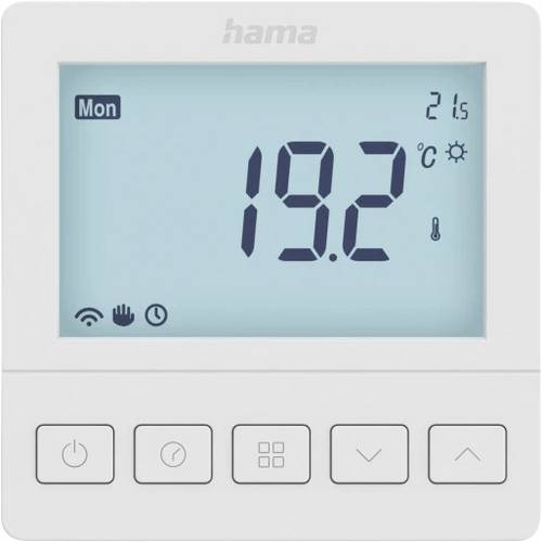 Hama Smartes Fußbodenheizungs-Thermostat, Unterputz, per App/Sprache steuern Fußbodenheizungssteuerung