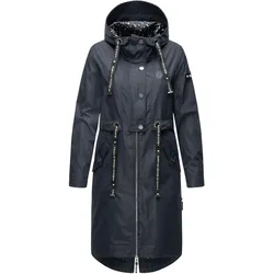 NAVAHOO Damen Modischer Funktionsparka Übergangs Outdoorjacke mit Kapuze Josinaa