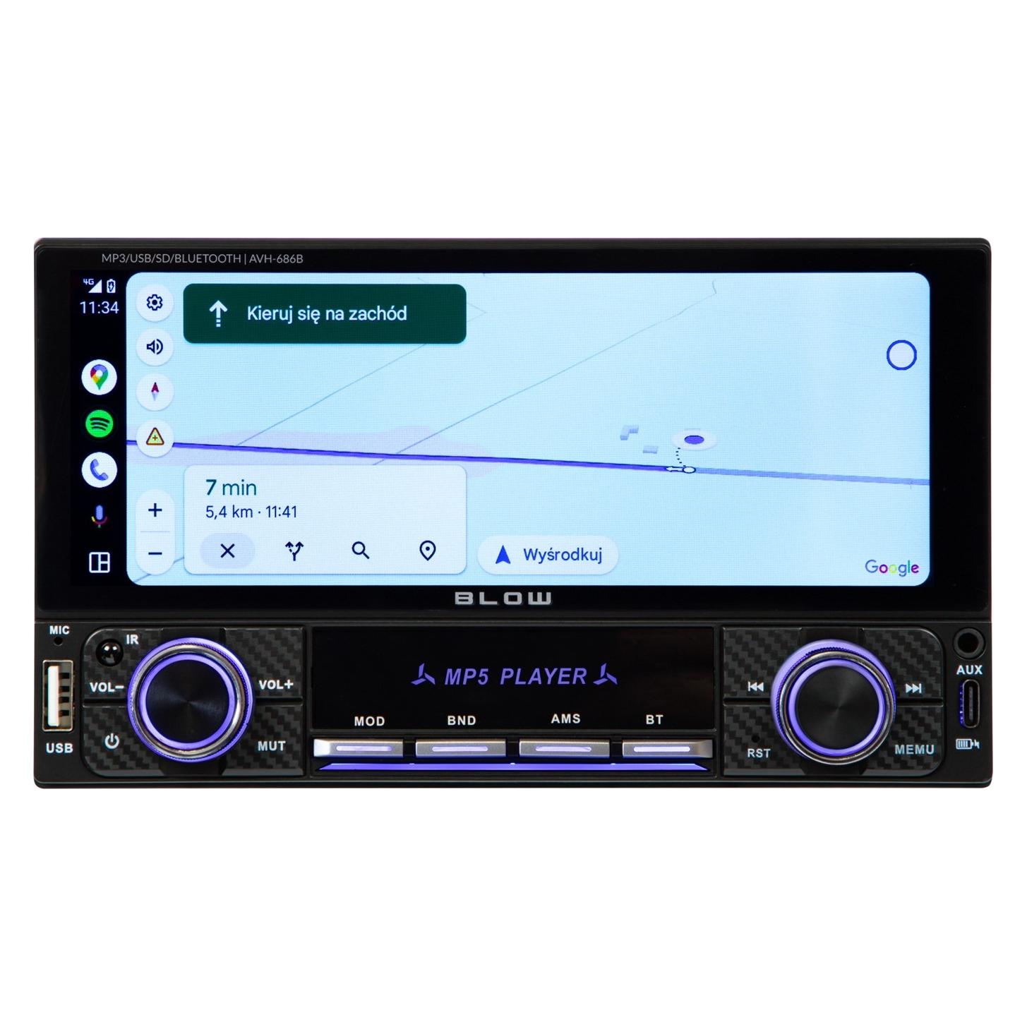 Blow AVH-686B (Android Auto, Apple Carplay) (78-355#)