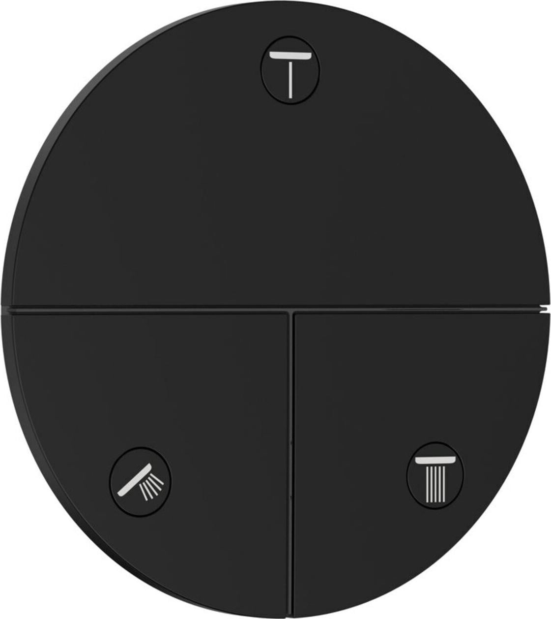 Hansgrohe ShowerSelect Com.S Ventiel 3-weg, mat zwart