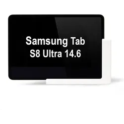 TabLines TWP022S Wandhalterung für Samsung Tab S8 Ultra 14.6, silber, Tablet Halterung, Silber