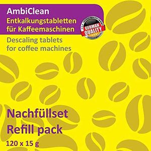Ambiclean Entkalker Bio, Entkalkungstabletten, für 120 Anwendungen, 120 Tabletten