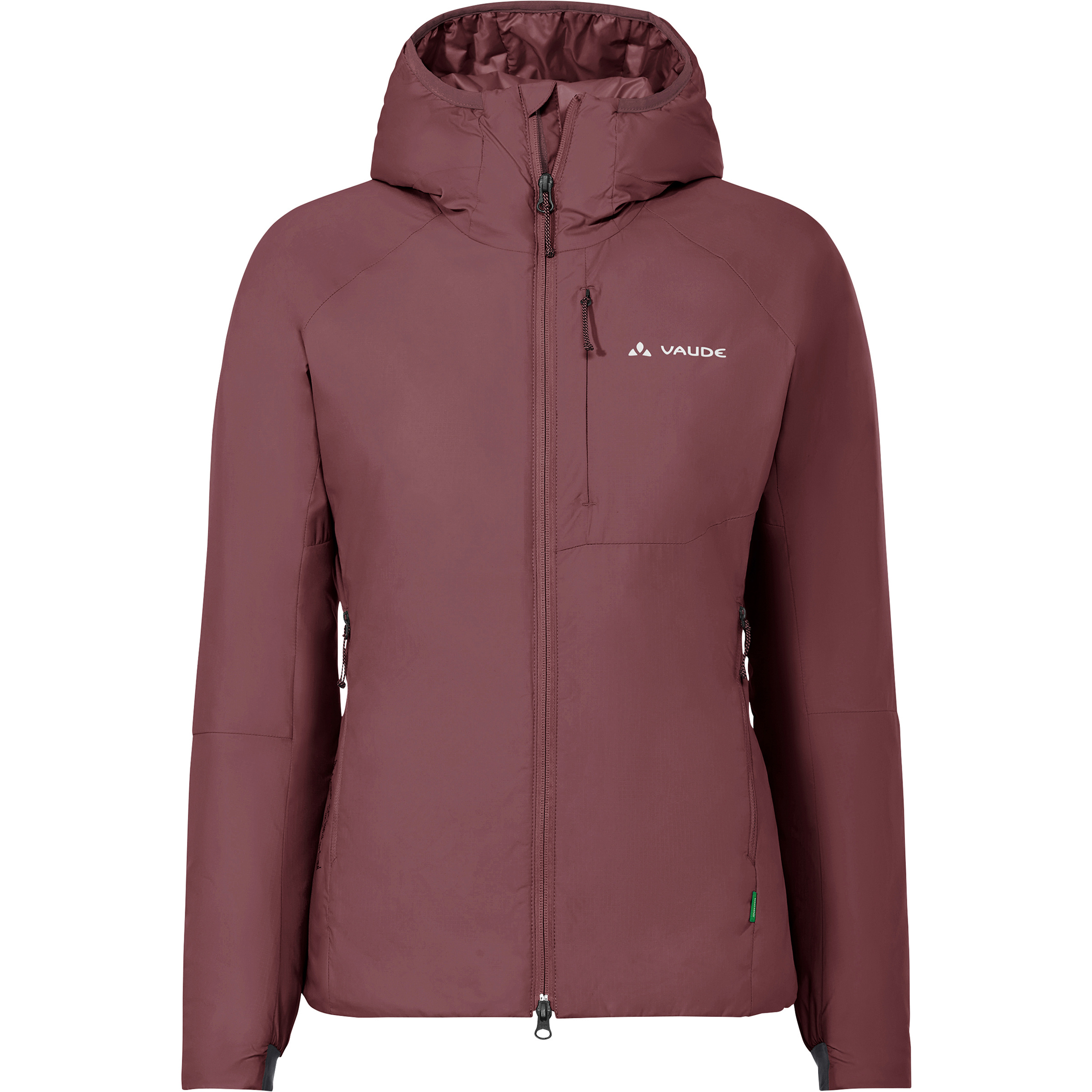 Vaude Monviso Warm Damen Isolationsjacke rot Größe M Trekking Klein verpackbar Wasserabweisend