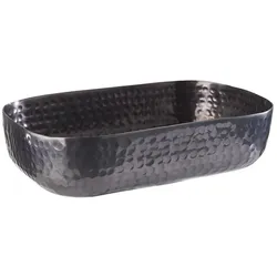 Servierschale aus Aluminium Schwarz 1400 ml