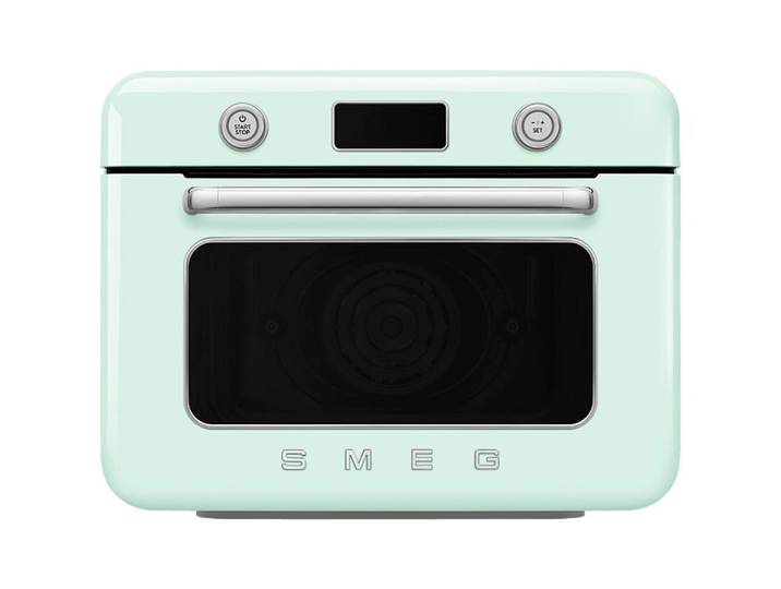 SMEG Multiofen COF01PGEU , grün (pastellgrün), B:51cm H:40cm T:50cm, Minibacköfen