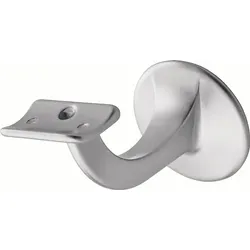 hermeta Handlaufträger 3506 Alu.silberf.elox.D.Wandplatte 56mm - 3506-01E