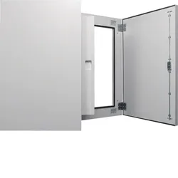 Hager FB64WLN Brandschutz-Wandaufsatztür, univers, 30min, 1195x1295x51mm, IP42