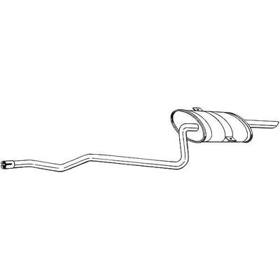 Bosal Endschalldämpfer [Hersteller-Nr. 286-465] für Toyota