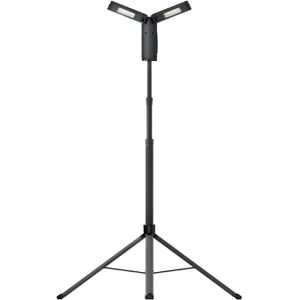 Scangrip Baustrahler Tower Compact Connect LED, für 18 V Akkus, dimmbar, mit Stativ, 19,5 Watt, 2.500 Lumen