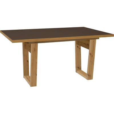 Esstisch MÄUSBACHER "Frame", braun (lava matt, asteichefarben), Tische, Rechteckiger Esstisch Esstisch Holz-Esstische, Breite 180 cm