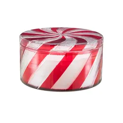 Kerze im Glas   , Glas,Wachs , Maße (cm): H: 8,89  Ø: 15