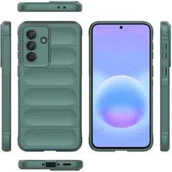 Screenguard CloudCase Samsung Galaxy A57 Hülle (Samsung Galaxy A57), Smartphone Hülle, Grün, Schwarz