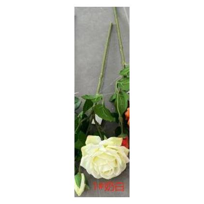Domoletti Dirbtinė gėlė, rožė, balta, 49 cm (49 cm) (77738375)